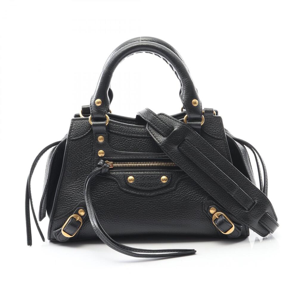 Balenciaga Neo City handbag leather black